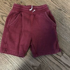 Baby Gap Boys 18-24 month faded maroon sweat shorts